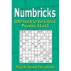 Numbricks puzzle book for adults: 200 Hard to Very Hard Puzzles 11x11 - Paperback
