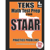 TEKS 4th Grade Math Test Prep for STAAR - Paperback