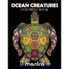 Ocean Creatures Coloring Book: Coloring Book for Adults: Beautiful Designs for Stress Relief, Creativity, and Relaxation - Paperback