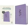 NLT Giant Print Premium Value Bible, Filament Enabled (Leatherlike, Lavender Vine) - Imitation Leather