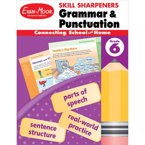 Skill Sharpeners: Grammar and Punctuation, Grade 6 - Paperback