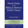 Word Order in the Biblical Hebrew Finite Clause - Paperback