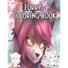 Furry Coloring Book: Magic Fursonas to color for humans, human-likes and otherkins - Paperback