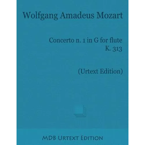 Concerto n. 1 in G for Flute K. 313 (Urtext Edition) - Paperback