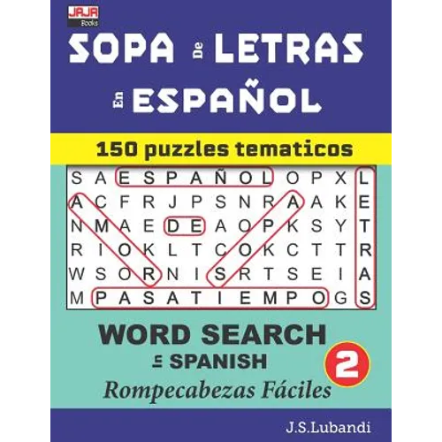 SOPA de LETRAS en ESPAÑOL (WORD SEARCH in SPANISH) - Paperback
