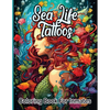 Sea Life Tattoos coloring book for inmates - Paperback