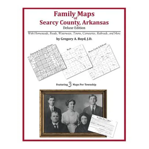 Family Maps of Searcy County, Arkansas - Paperback