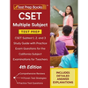 CSET Multiple Subject Test Prep: CSET Subtest 1, 2, and 3 Study Guide with Practice Exam Questions for the California Subject Examinations for Teacher - Paperback