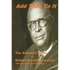 Add Thou To It: Selected Works of Bishop Robert Clarence Lawson - Paperback