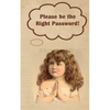 Please be the Right Password: Internet passwords, addresses and usernames, humorous cover with A-Z index - Paperback