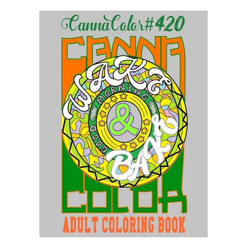 CannaColor #420: Adult Coloring Book - Paperback