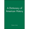 A Dictionary of American History - Paperback