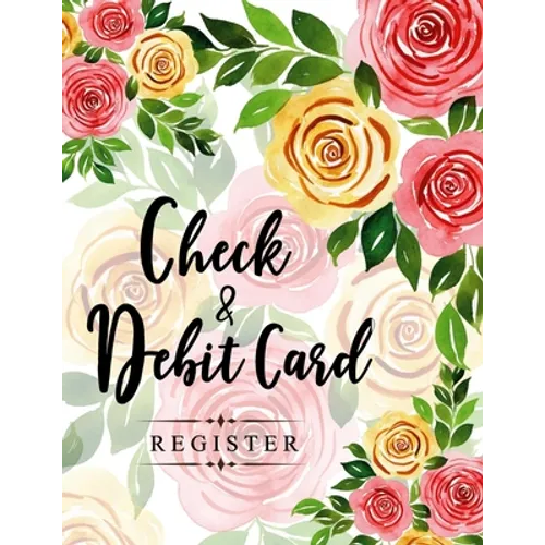 Check and Debit Card Register: 100 pages 2,400 entry lines total: Size = 8.5 x 11 inches (double-sided), perfect binding, non-perforated - Paperback