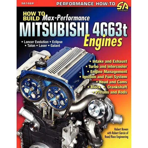 How to Build Max-Performance Mitsubishi 4g63t Engines - Paperback
