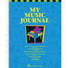 My Music Journal - Student Assignment Book Practice Planner with Staff Paper, Lesson Pages and Music History Hal Leonard Piano Sheet Music - Spiral