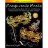 Masquerade Masks: An Adult Coloring Book with Fun and Relaxing Masquerade and Mardi Gras Mask Designs - Paperback