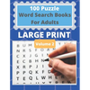 100 Puzzle Word Search Books For Adults Large Print: Easy To Read Large Print Puzzle Books - Paperback