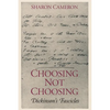 Choosing Not Choosing - Paperback