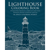 Lighthouse Coloring Book: 20 Lighthouse Designs in a Variety of Styles from Zentangle Designs to Realistic Sketches - Paperback