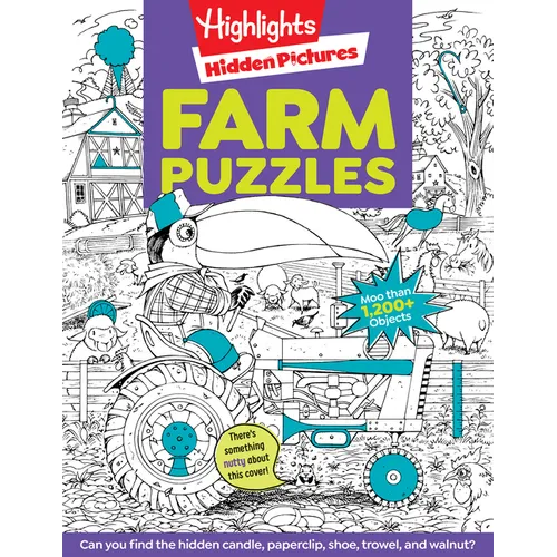 Farm Puzzles: Ultimate Farm Picture Puzzle Book with Over 1,200 Objects to Seek and Find, Farm-Themed Activity Book for Kids 6 and Older - Paperback