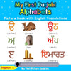 My First Punjabi Alphabets Picture Book with English Translations: Bilingual Early Learning & Easy Teaching Punjabi Books for Kids - Paperback
