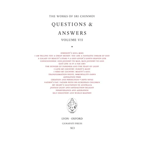 Sri Chinmoy: Answers VII - Hardcover