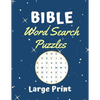 Bible Word Search Puzzles Large print: Puzzle game for adults and kids (8,5" x 11") - Paperback