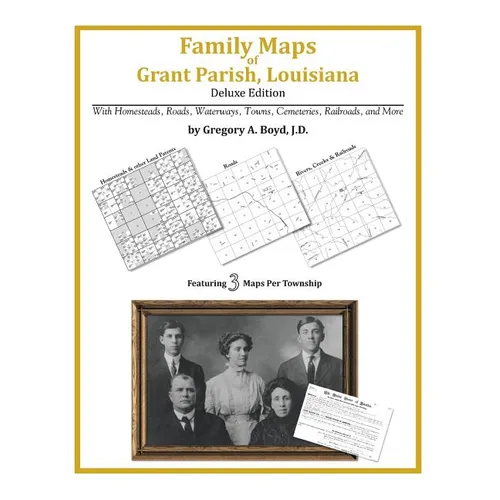 Family Maps of Grant Parish, Louisiana - Paperback