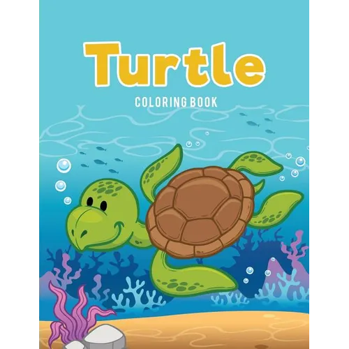 Turtle Coloring Book - Paperback