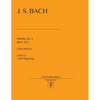 Partita no. 2 BWV 826: Urtext (with fingering) - Paperback
