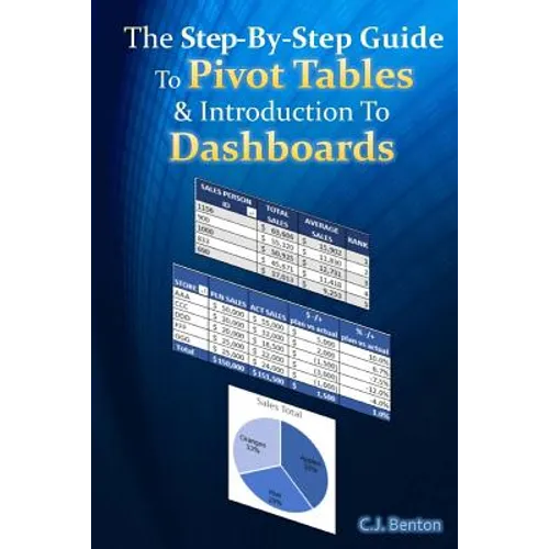 The Step-By-Step Guide To Pivot Tables & Introduction To Dashboards - Paperback