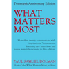 What Matters Most: 20th Anniversary Edition - Paperback