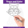 Trace and Color: Whimsical Animals: Adult Activity Book - Paperback