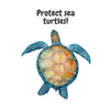 Protect sea turtles! - Paperback
