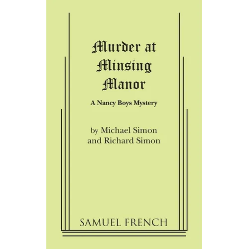 Murder at Minsing Manor: A Nancy Boys Mystery - Paperback