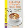 JUST A PINCH of Scripture to Handle TODAY: Secrets for Navigating Your Life With Ease and Peace - Paperback