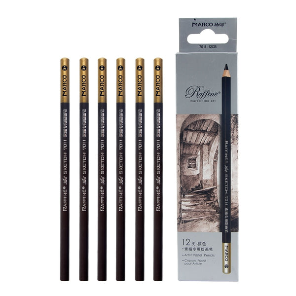 Marco Special Sketch Pencils White Charcoal Pencils Black Professional Charcoal Pencil Art Highlight Sketch Art Pastel Pencils