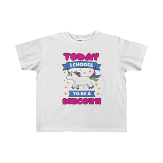 Buy white Today I Choose to be a Unicorn Girl Tee