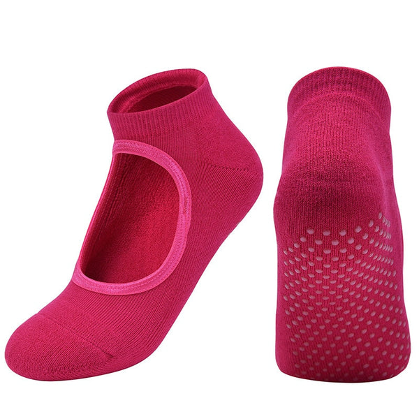 Hot Breathable Anti-Friction Women Yoga Socks Silicone Non Slip