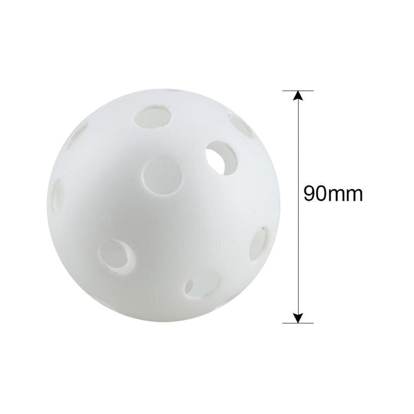 CRESTGOLF 12pcsX90mm Pickleball Plastic Airflow Hollow Indoor Practice Training Ball Baseball Golf Ball Accessories