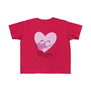 Buy red I Love Mommy so much Girls Tee