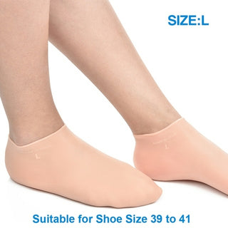 Buy l-socks 1 Pair Feet &amp; Hand Care Socks Gloves Moisturizing Silicone Gel Socks