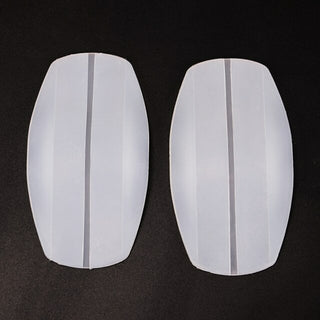 Buy white 1 Pair Silicone Shoulder Pad Soft Bra Strap Holder Cushions Non Slip