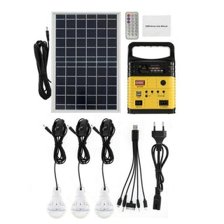 Buy yellow 10W Portable Solar Generator Outdoor  Solar Panel
