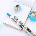1 Set Cute Cartoon Kindergarten Kids Pencil Ruler Eraser Sharpener