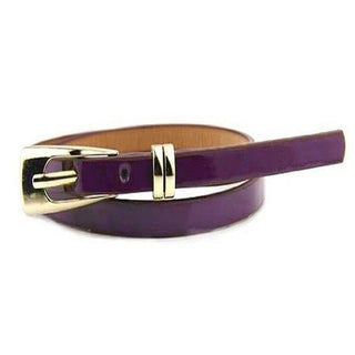 Buy purple Candy Colors Leather Belt
