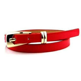Buy red Candy Colors Leather Belt