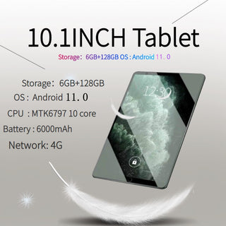 10.1 Inch TABLET ANDROID 11 6GB+128GB Netbook 1920x1200 Tablets PC