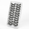 10/5 Pairs 3D Faux Mink Eyelashes Natural Thick Long False Eyelashes