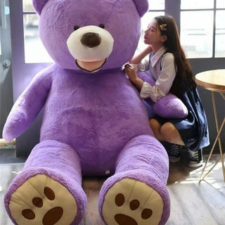 Buy purple 100 260cm Cheap Giant Unstuffed Empty Teddy Bear Skin Coat Soft Big